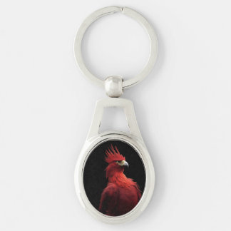 Scarlet Phoenix Sits Proudly Keychain