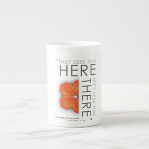 Scarlet Pimpernel Quote - Classic Book Bone China Mug