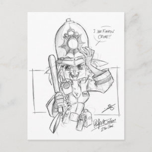 Scarlet_Police Postcard