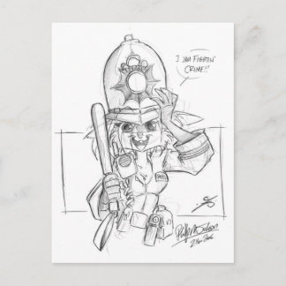 Scarlet_Police Postcard