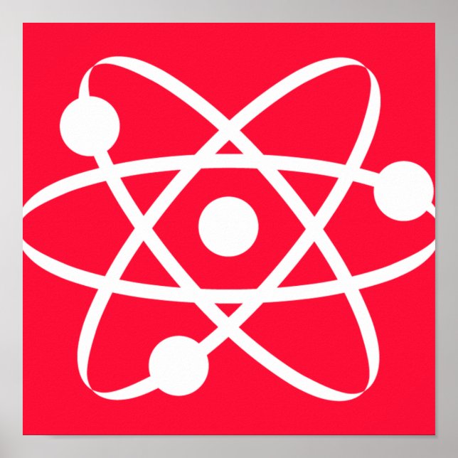 Scarlet Red; Atom Poster (Front)