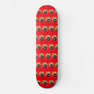 Scarlet Red Tulip Skateboard