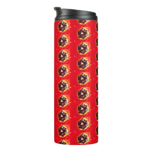 Scarlet Red Tulip Thermal Tumbler