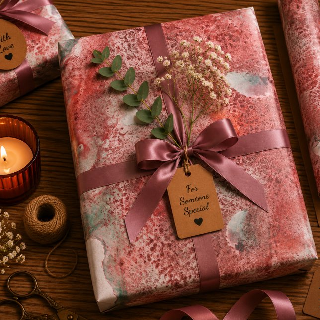 Scarlet Sediment Wrapping Paper Sheet (Creator Uploaded)