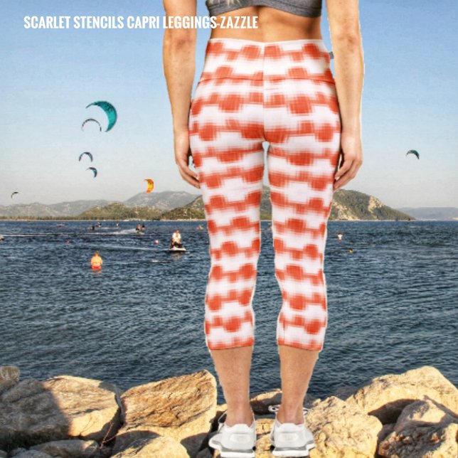 Scarlet Stencils   Capri Leggings (Creator Uploaded)