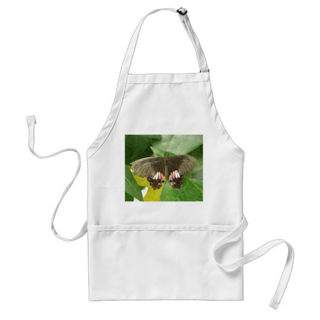Scarlet Swallowtail Butterfly Apron (Front)