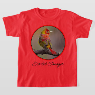 Scarlet Tanager Molting - Original Photograph T-Shirt