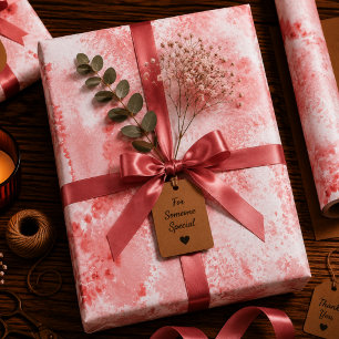 Scarlet Whispers Wrapping Paper Sheet