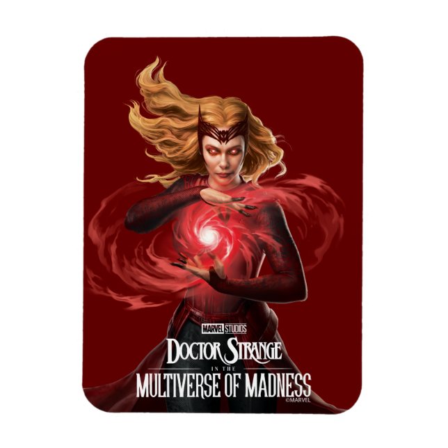 Scarlet Witch Chaos Magic Magnet (Vertical)