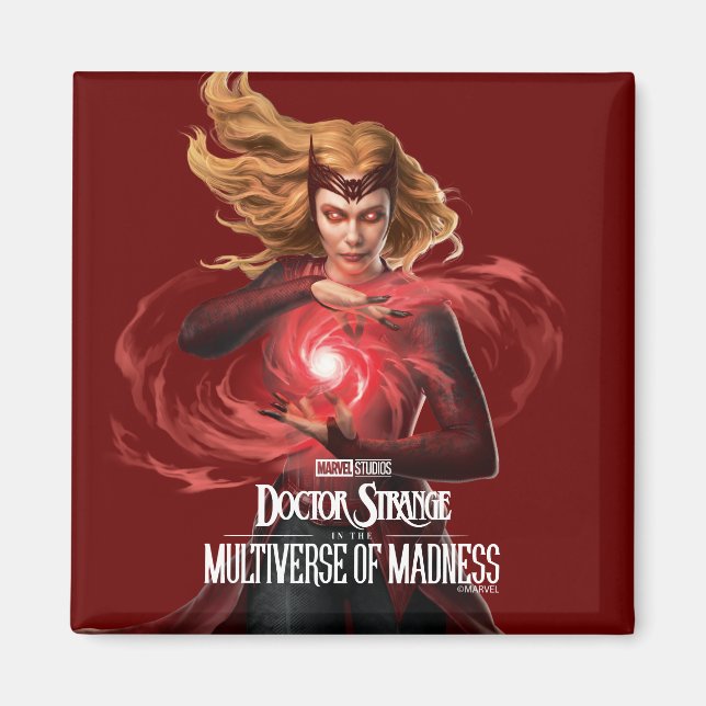 Scarlet Witch Chaos Magic Magnet (Front)