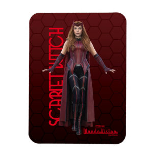 Scarlet Witch Character Art Magnet