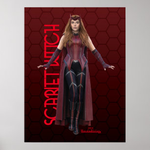 Scarlet Witch Character Art Poster