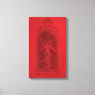 Scarlet Witch Darkhold Illustration Canvas Print