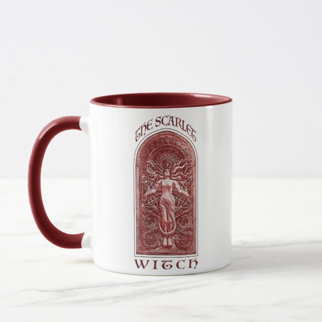 Scarlet Witch Darkhold Illustration Mug (Left)