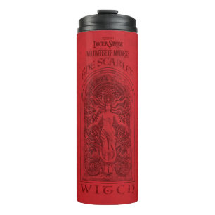Scarlet Witch Darkhold Illustration Thermal Tumbler