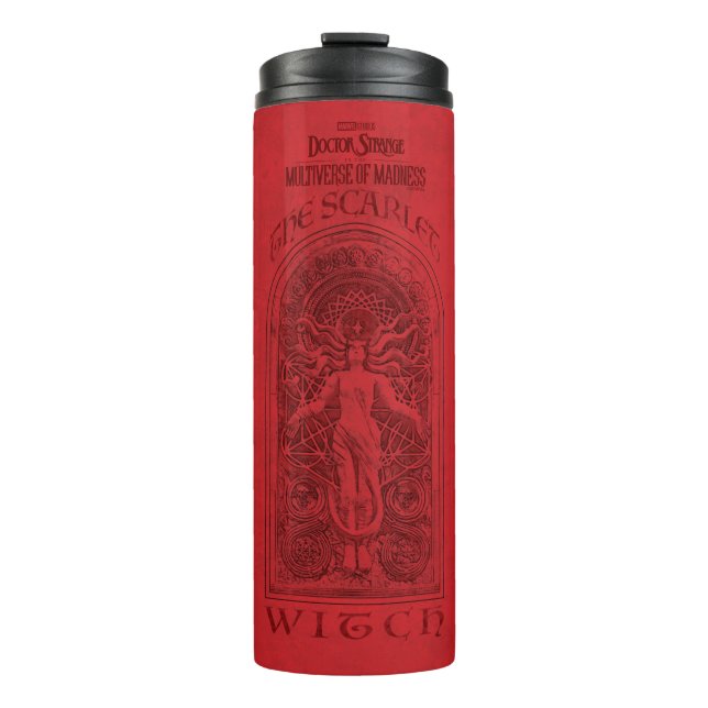 Scarlet Witch Darkhold Illustration Thermal Tumbler (Front)