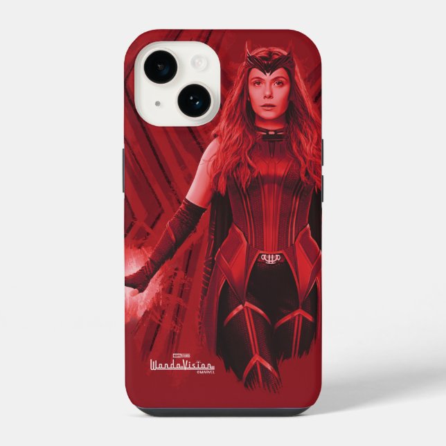 Scarlet Witch Graphic iPhone Case (Back)