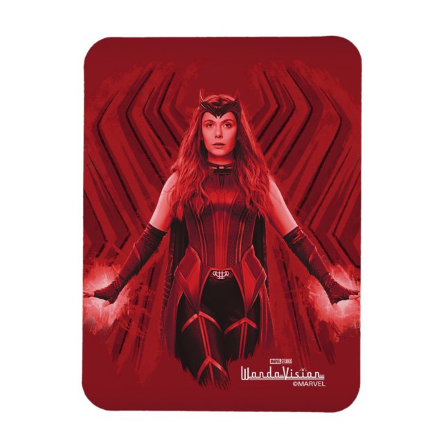 Scarlet Witch Graphic Magnet (Vertical)