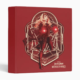 Scarlet Witch Mystic Art Nouveau Graphic Binder