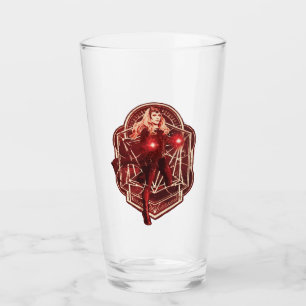 Scarlet Witch Mystic Art Nouveau Graphic Glass