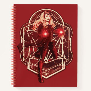 Scarlet Witch Mystic Art Nouveau Graphic Notebook