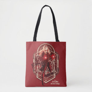 Scarlet Witch Mystic Art Nouveau Graphic Tote Bag