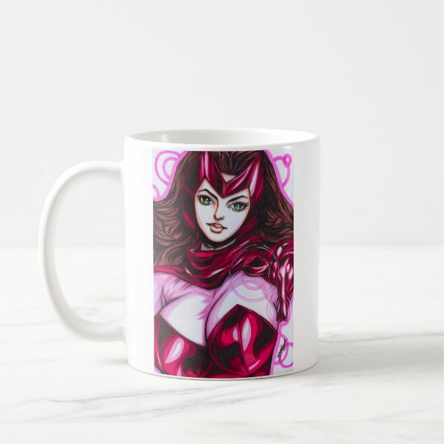 Scarlet Witch ~ Wanda Maximoff Coffee Mug (Left)