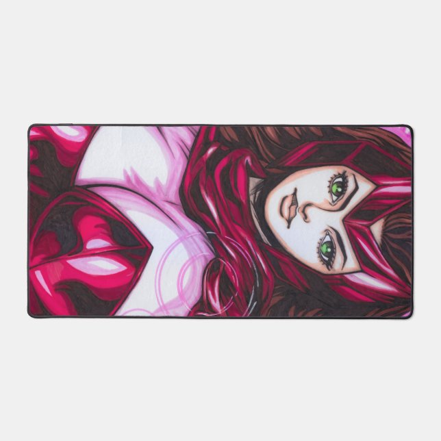 Scarlet Witch ~ Wanda Maximoff Desk Mat (Front)