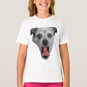 Scarlet Zoomies Dog Face T-Shirt