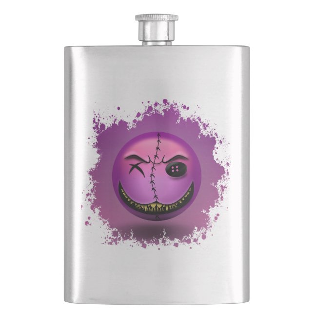 Scarmoji Flasers Hip Flask (Front)