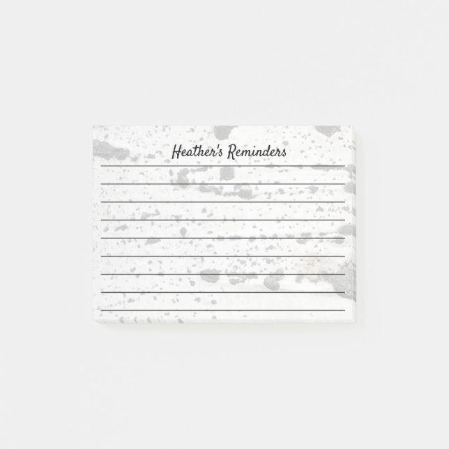 Scarred Quaking Aspen Tree Bark Photograph Post-it Notes (Front)