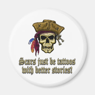 Scars Just be Tattoos Magnet