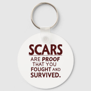 Scars of Survival Keychain