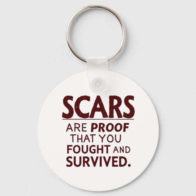 Scars of Survival Keychain (Front)