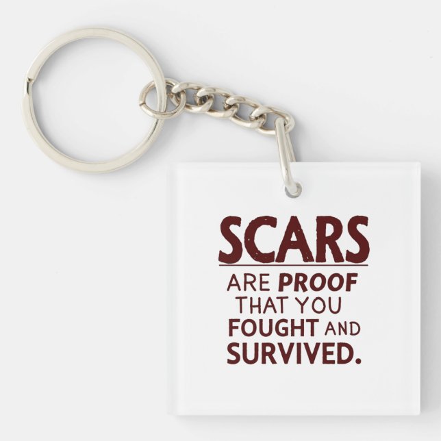 Scars of Survival Keychain (Front)