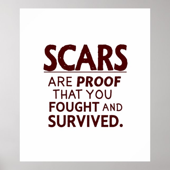 Scars of Survival Poster (Front)