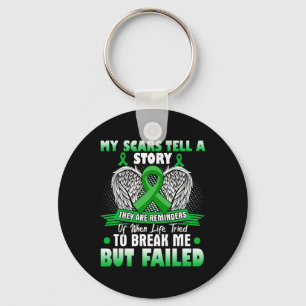 Scars Tell A Story - Kidney Disease Awareness Keychain