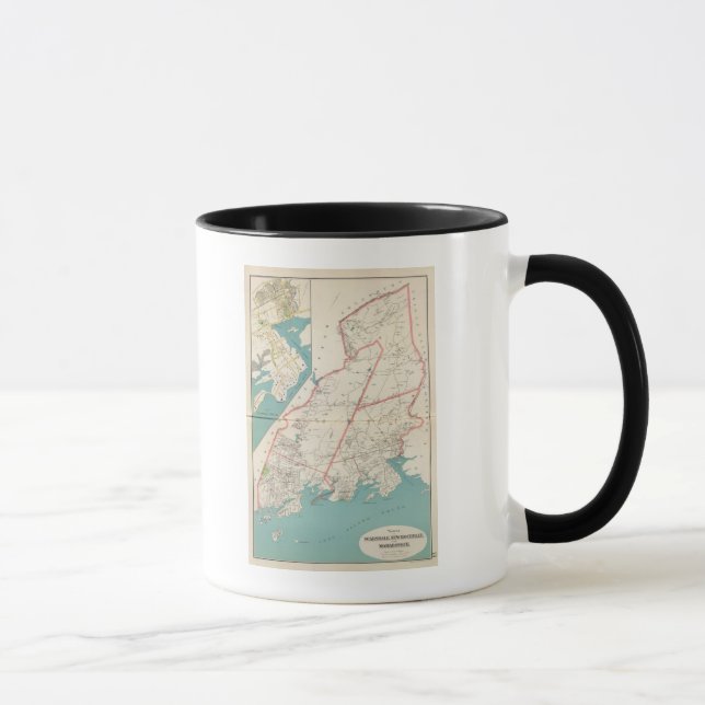 Scarsdale, New Rochelle, Mamaroneck towns Mug (Right)