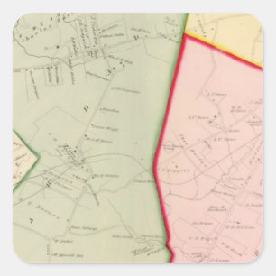 Scarsdale, White Plains, New York Square Sticker