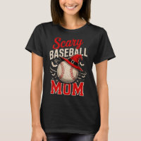 Scary Baseball Mom Halloween Theme