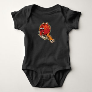 Scary Basketball Baby Bodysuit