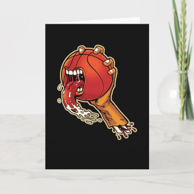 Scary Basketball Card (Front)