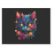 Scary Black Cat Halloween Decoupage