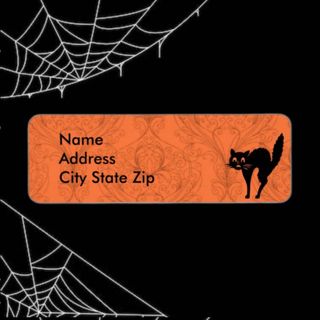 Scary Black Cat Halloween Personalized  (Creator Uploaded)