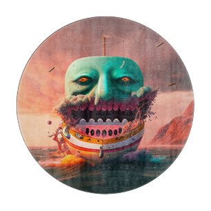 Scary boat cutting board