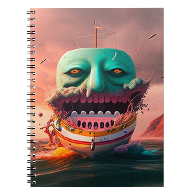 Scary boat notebook (Front)