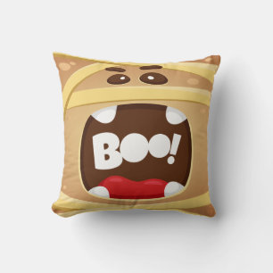 Scary Boo Mammy  Throw Pillow