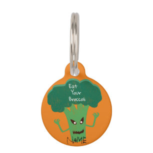 Scary Broccoli Thunder_Cove Pet Tag