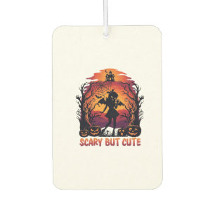 Scary But Cute Halloween Bat Girl Pumpkins Haunted Air Freshener