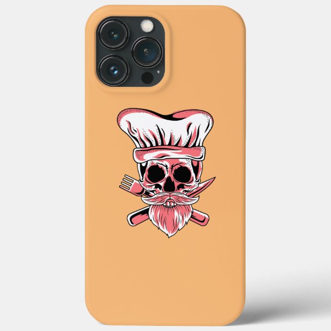 Scary Chef Head Chef  Case-Mate iPhone Case (Back)